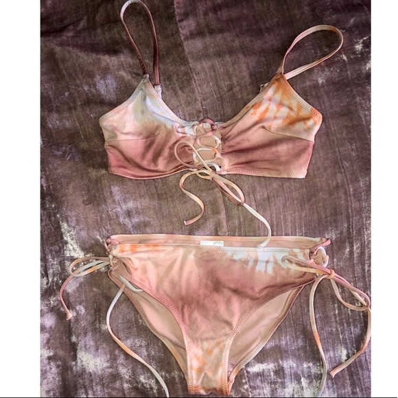 H&M Other - H&M Tie Dye Pink and Cream Bikini!